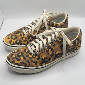 Vans Comfycush Old Skool Leopard Print Women’s Sneakers with White w/box
